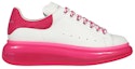 Order Alexander McQueen Kasut Oversized 'Putih Shock Pink' 611698-WHXMA-9391