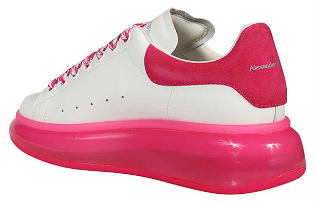 Alexander McQueen Kasut Oversized 'Putih Shock Pink' 611698-WHXMA-9391 Shop Alexander McQueen Kasut Oversized 'Putih Shock Pink' 611698-WHXMA-9391