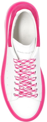 Alexander McQueen Kasut Oversized 'Putih Shock Pink' 611698-WHXMA-9391 Purchase Alexander McQueen Kasut Oversized 'Putih Shock Pink' 611698-WHXMA-9391