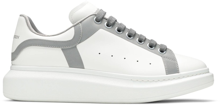 Alexander McQueen Oversized Sneaker 'White Silver' 662651‑WIA4H 