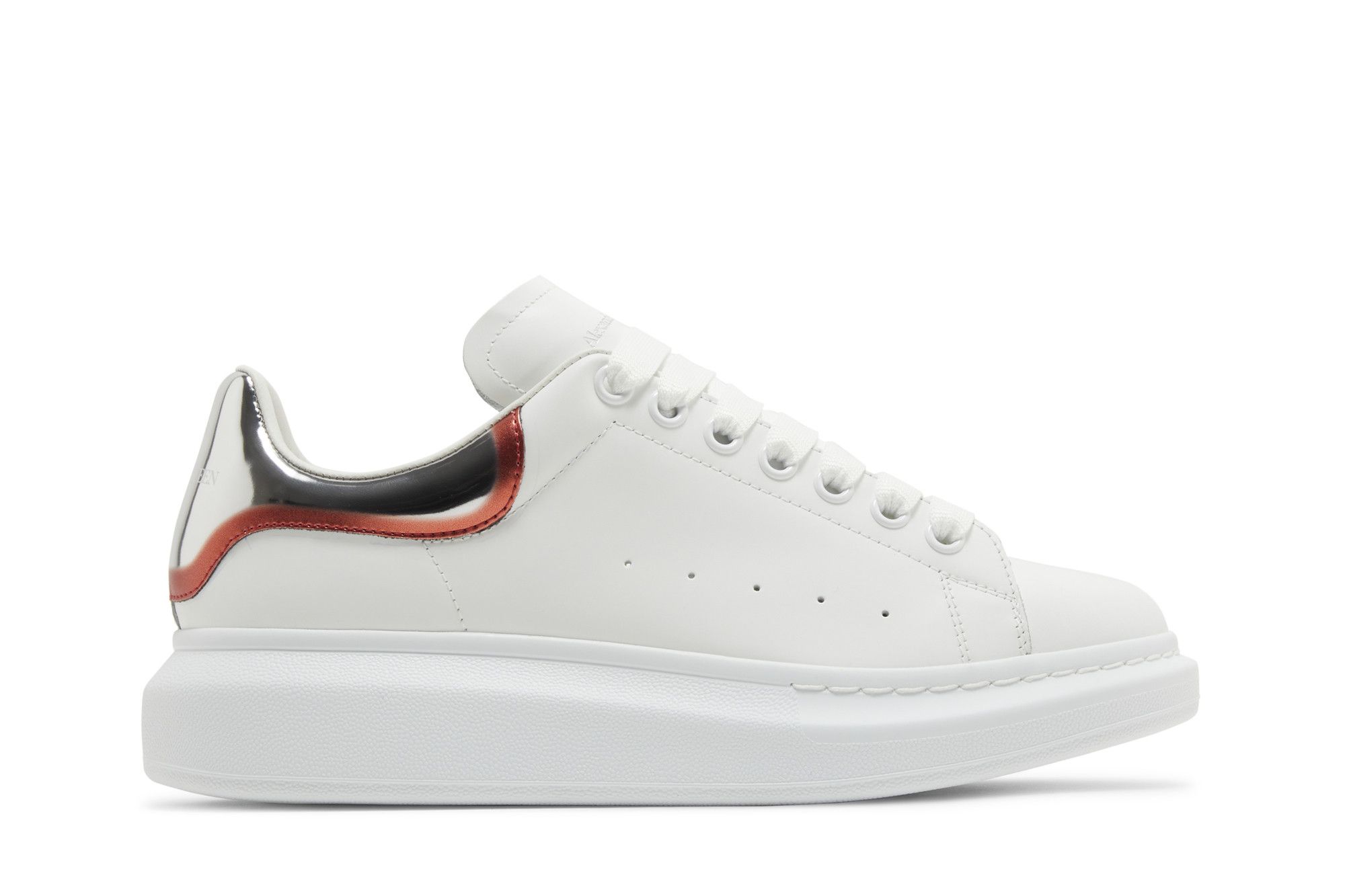 Alexander McQueen Oversized Sneaker 'White Silver Lust Red' 750335WIDJN9174