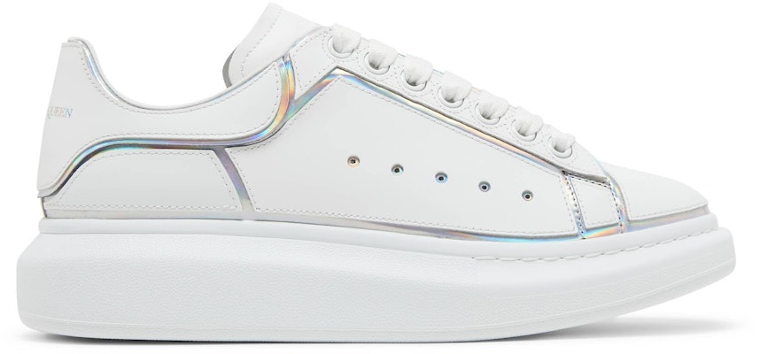 Alexander McQueen Oversized Sneaker 'White Silver' 645868-WIBNV-9989 Buy Alexander McQueen Oversized Sneaker 'White Silver' 645868-WIBNV-9989