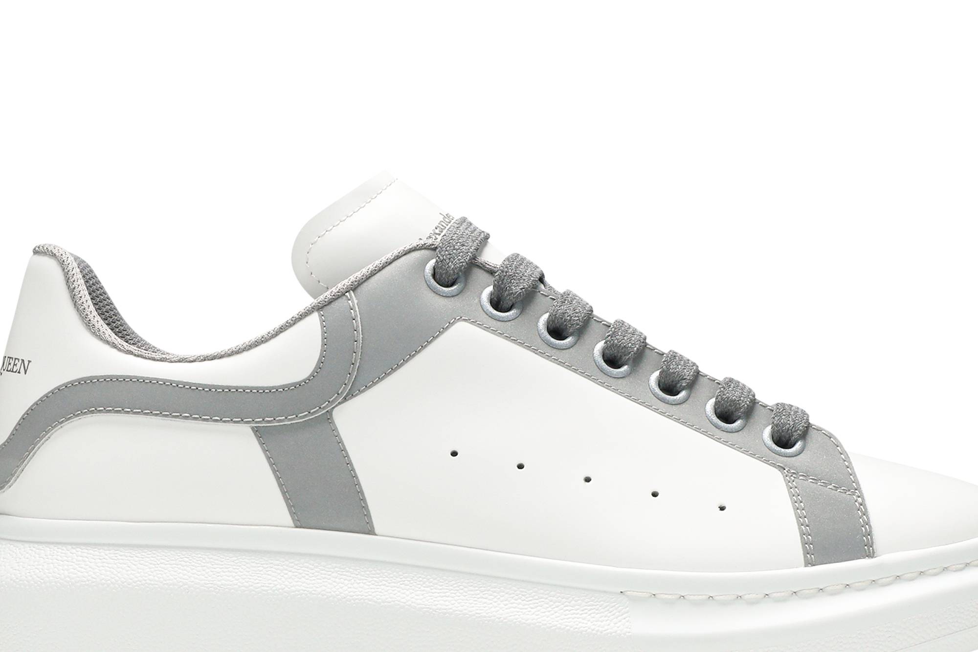 Order Zapatillas Alexander McQueen Oversized 'Blanco Plata' 662651-WIA4H-9071
