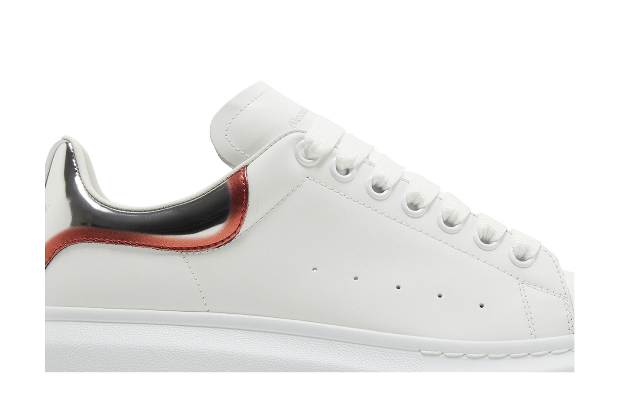 Order Alexander McQueen Oversized Sneaker ''Wit Zilver Lust Rood'' 750335WIDJN9174