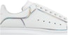Alexander McQueen Sneaker 'White Silver' Besar Putih Perak 645868-WIBNV-9989