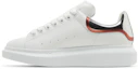 Lookbook Alexander McQueen Oversized Sneaker ''Wit Zilver Lust Rood'' 750335WIDJN9174