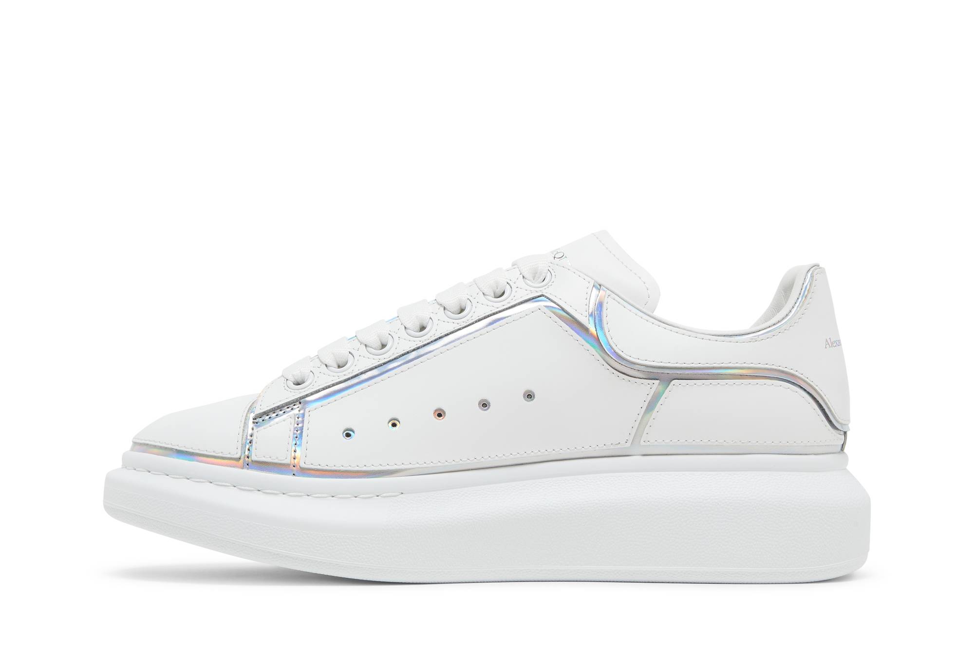 Lookbook Zapatillas Alexander McQueen Oversized 'Blanco Plateado' 645868-WIBNV-9989