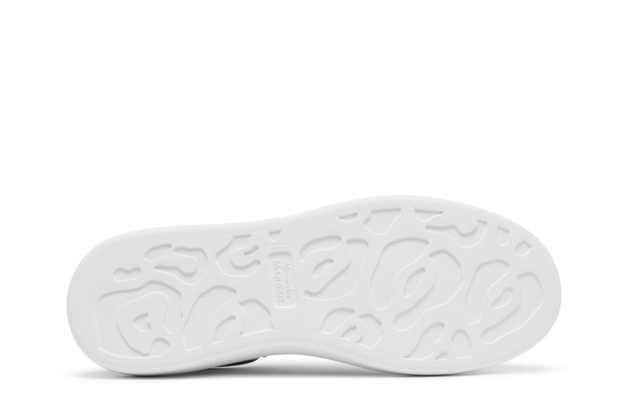 Shop Zapatillas Alexander McQueen Oversized 'Blanco Plateado' 645868-WIBNV-9989