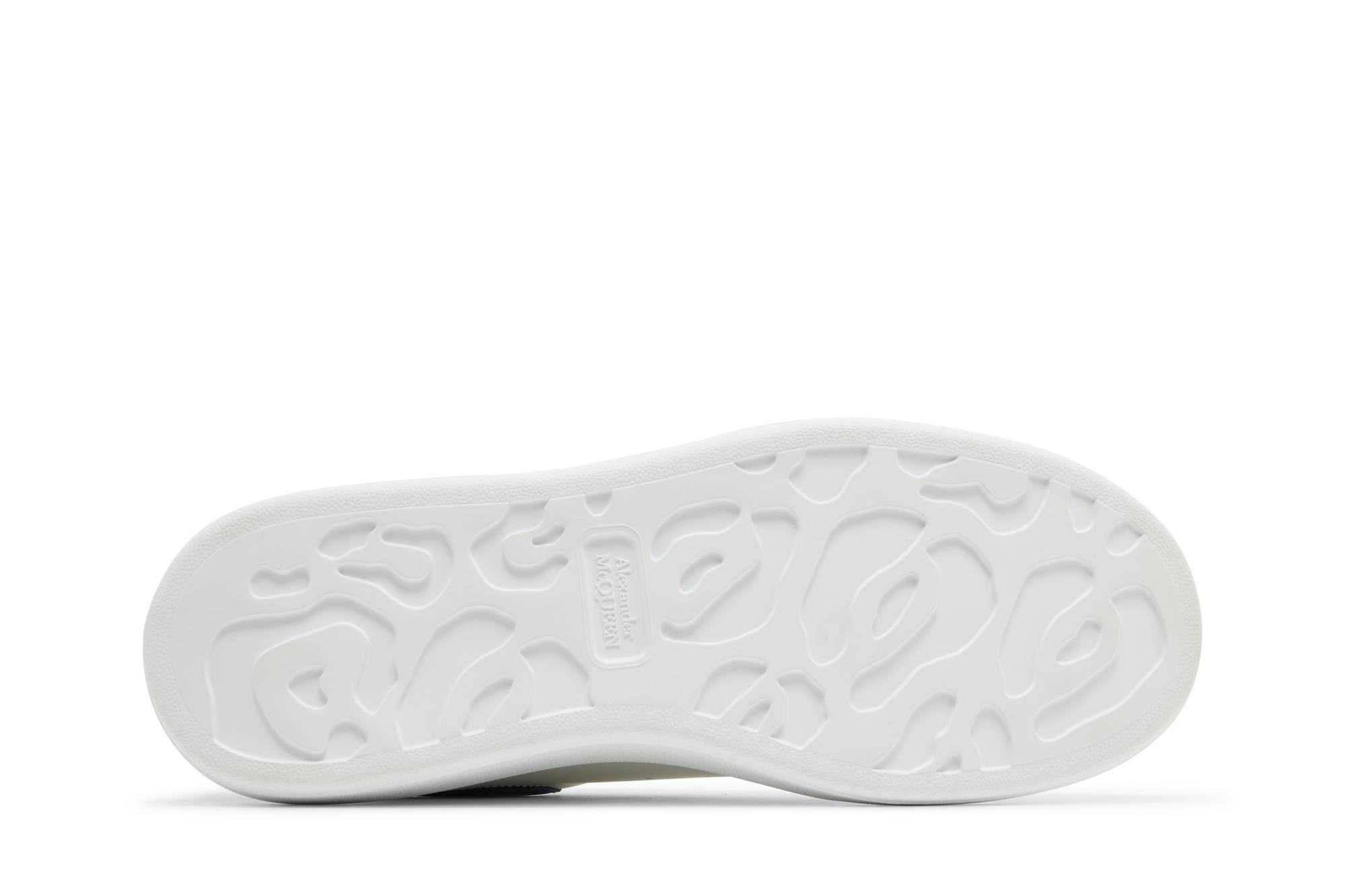 Shop Alexander McQueen Sneaker Ukuran Besar 'Putih Perak Biru' 750335WIDJN8711