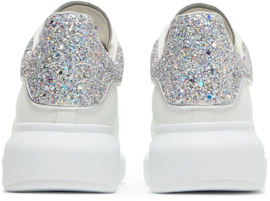 Alexander mcqueen 2025 shoes silver glitter