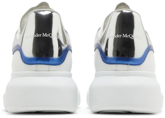 알렉산더 맥퀸 오버사이즈 스니커즈 '화이트 실버 블루' 750335WIDJN8711 Details for 알렉산더 맥퀸 오버사이즈 스니커즈 '화이트 실버 블루' 750335WIDJN8711