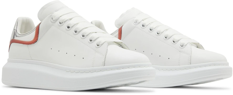 Alexander McQueen Oversized Sneaker ''Wit Zilver Lust Rood'' 750335WIDJN9174 Sizing Alexander McQueen Oversized Sneaker ''Wit Zilver Lust Rood'' 750335WIDJN9174