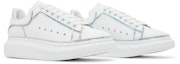 Cheap Alexander McQueen Sneaker 'White Silver' Besar Putih Perak 645868-WIBNV-9989