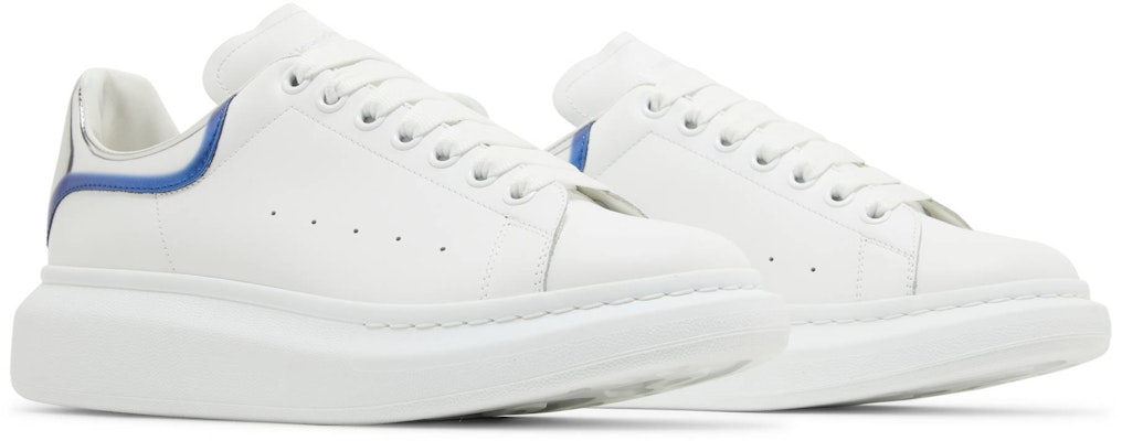 알렉산더 맥퀸 오버사이즈 스니커즈 '화이트 실버 블루' 750335WIDJN8711 Cheap 알렉산더 맥퀸 오버사이즈 스니커즈 '화이트 실버 블루' 750335WIDJN8711