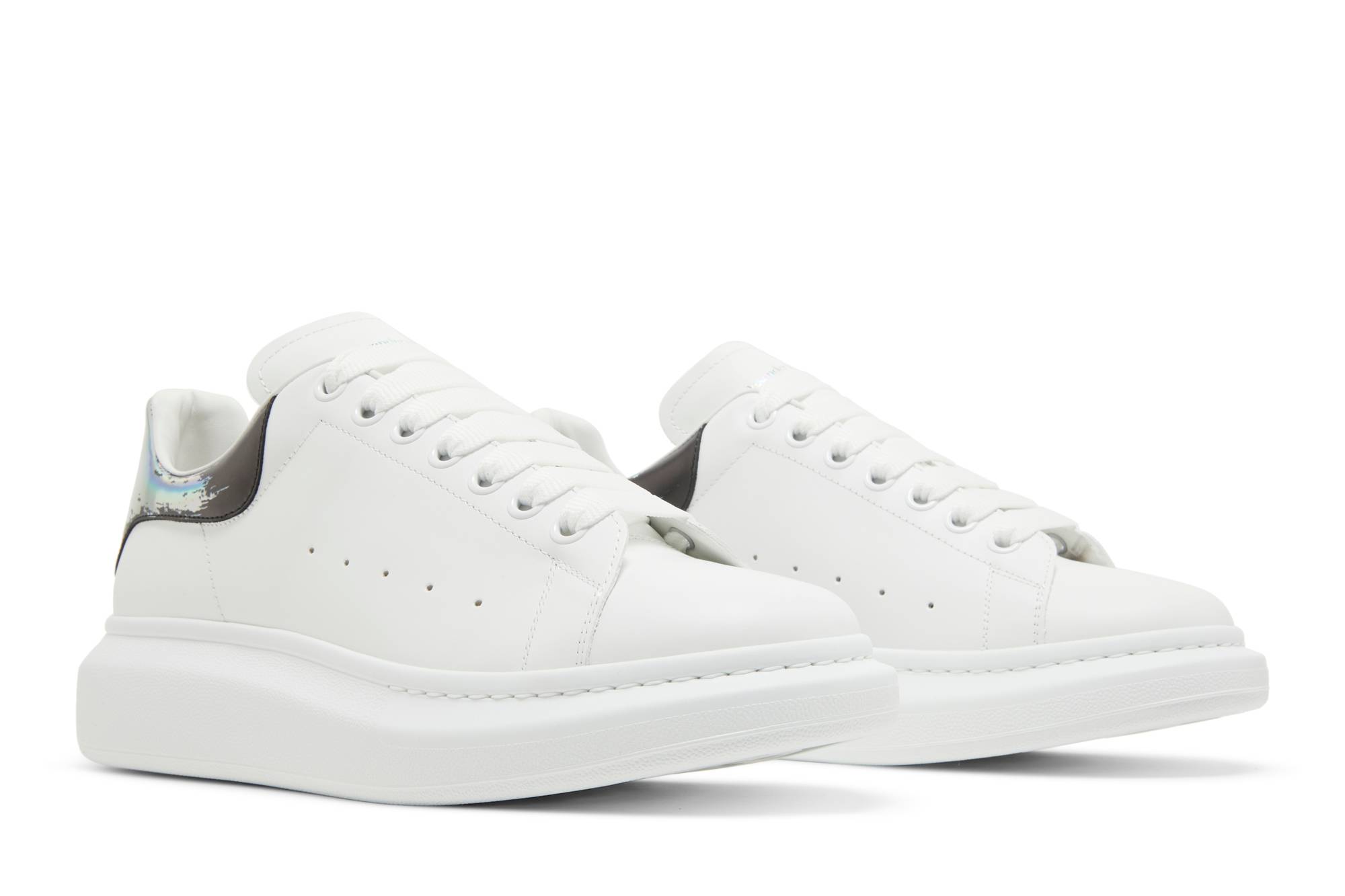 Cheap Zapatillas Alexander McQueen Oversized 'Blanco Plata'. 705061-WIBNS-9989