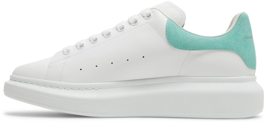Alexander McQueen Sepatu Oversized 'Putih Teal' 553680WHGP79344 Lookbook Alexander McQueen Sepatu Oversized 'Putih Teal' 553680WHGP79344