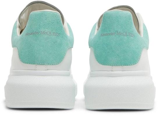 Alexander McQueen Sepatu Oversized 'Putih Teal' 553680-WHGP7-9344 Details for Alexander McQueen Sepatu Oversized 'Putih Teal' 553680-WHGP7-9344