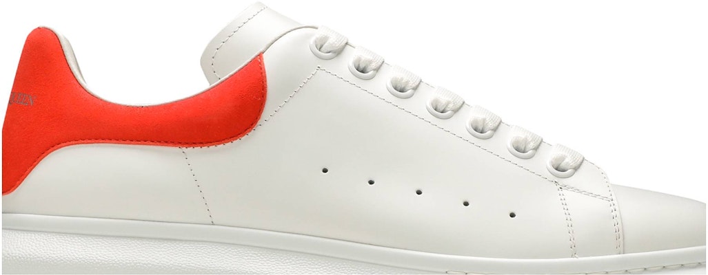 Alexander McQueen Oversized Sneaker White Warm Orange 553680
