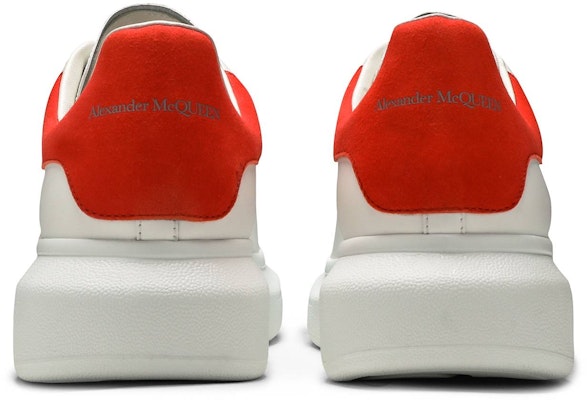 Alexander mcqueen sneakers white orange sales