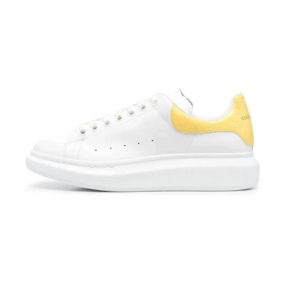 Alexander McQueen Oversized Sneaker 'White Yellow Crocodile'