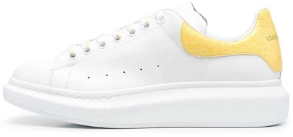 Alexander McQueen Oversized Sneaker 'White Yellow Crocodile' 625162-WIBNG-9988 Alexander McQueen Oversized Sneaker 'White Yellow Crocodile' 625162-WIBNG-9988