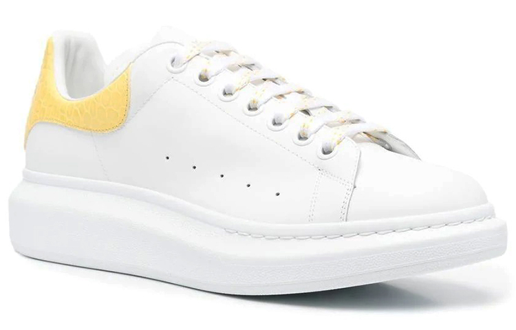 Order Alexander McQueen Oversized Sneaker 'Putih Kuning Buaya' 625162-WIBNG-9988