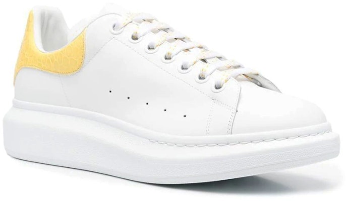 Alexander McQueen Oversized Sneaker 'Putih Kuning Buaya' 625162-WIBNG-9988 Order Alexander McQueen Oversized Sneaker 'Putih Kuning Buaya' 625162-WIBNG-9988