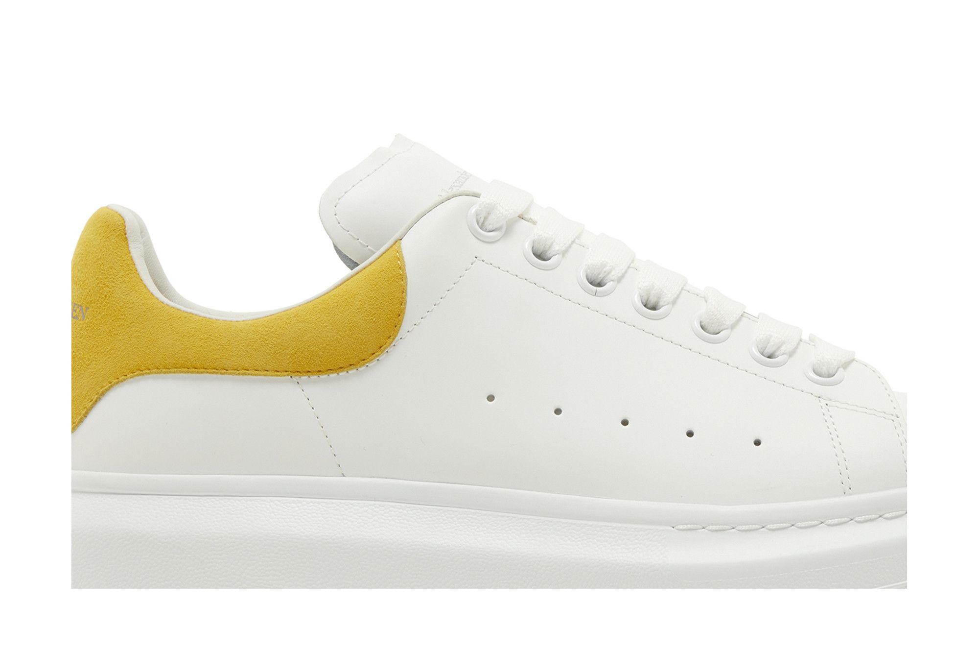 Alexander McQueen Oversized Sneaker 'White Yellow' 圖 2