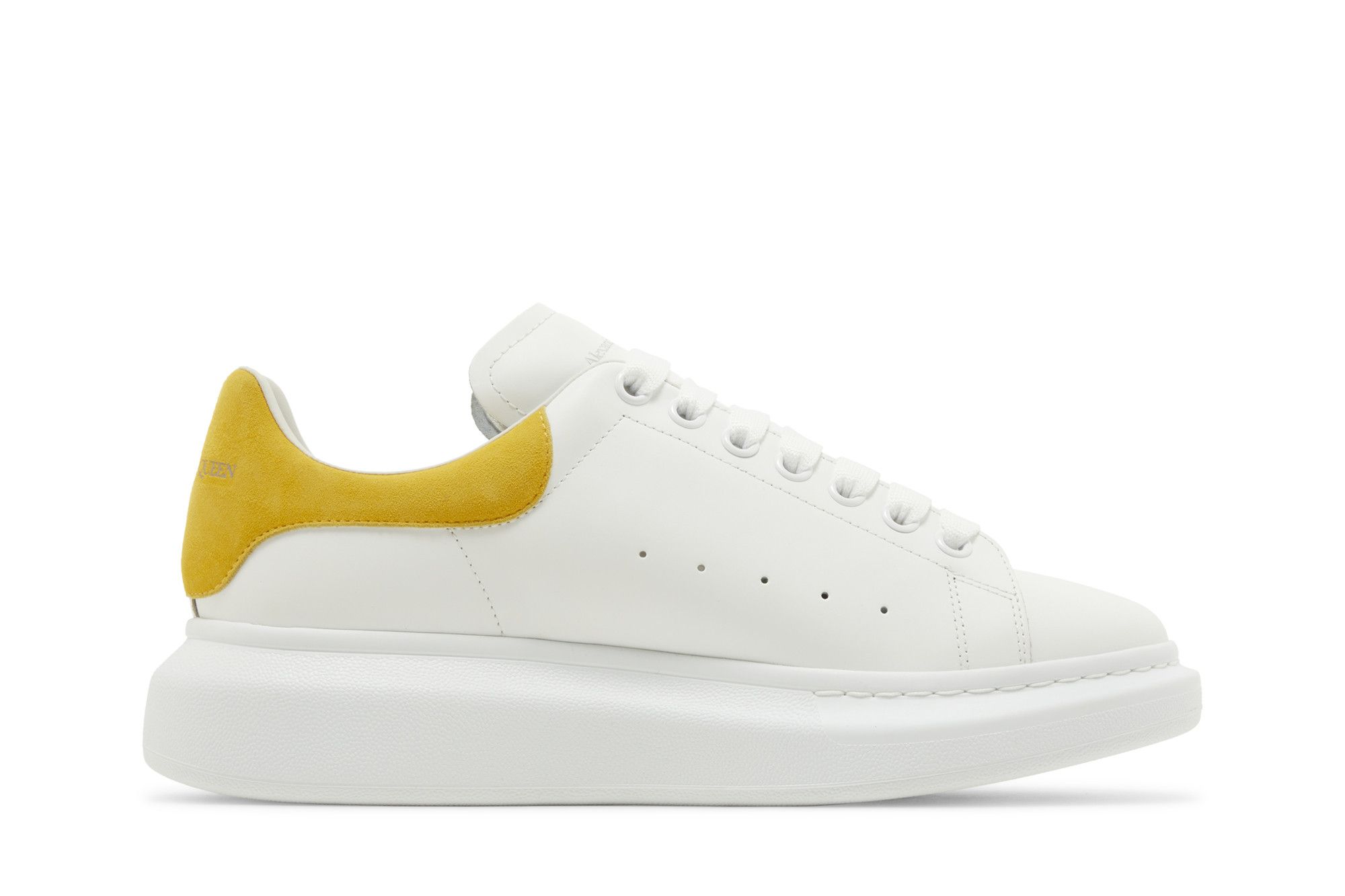 Alexander McQueen Oversized Sneaker 'White Yellow' 圖 3