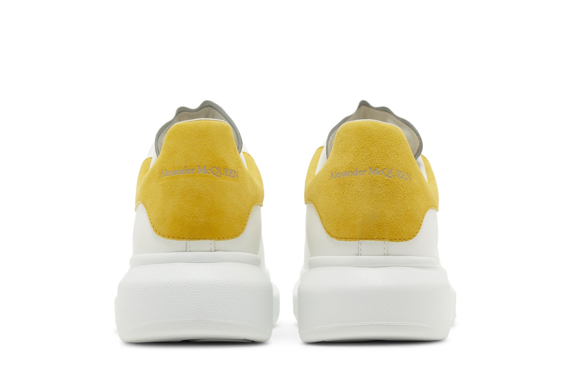 Alexander McQueen Oversized Sneaker 'White Yellow' 圖 6