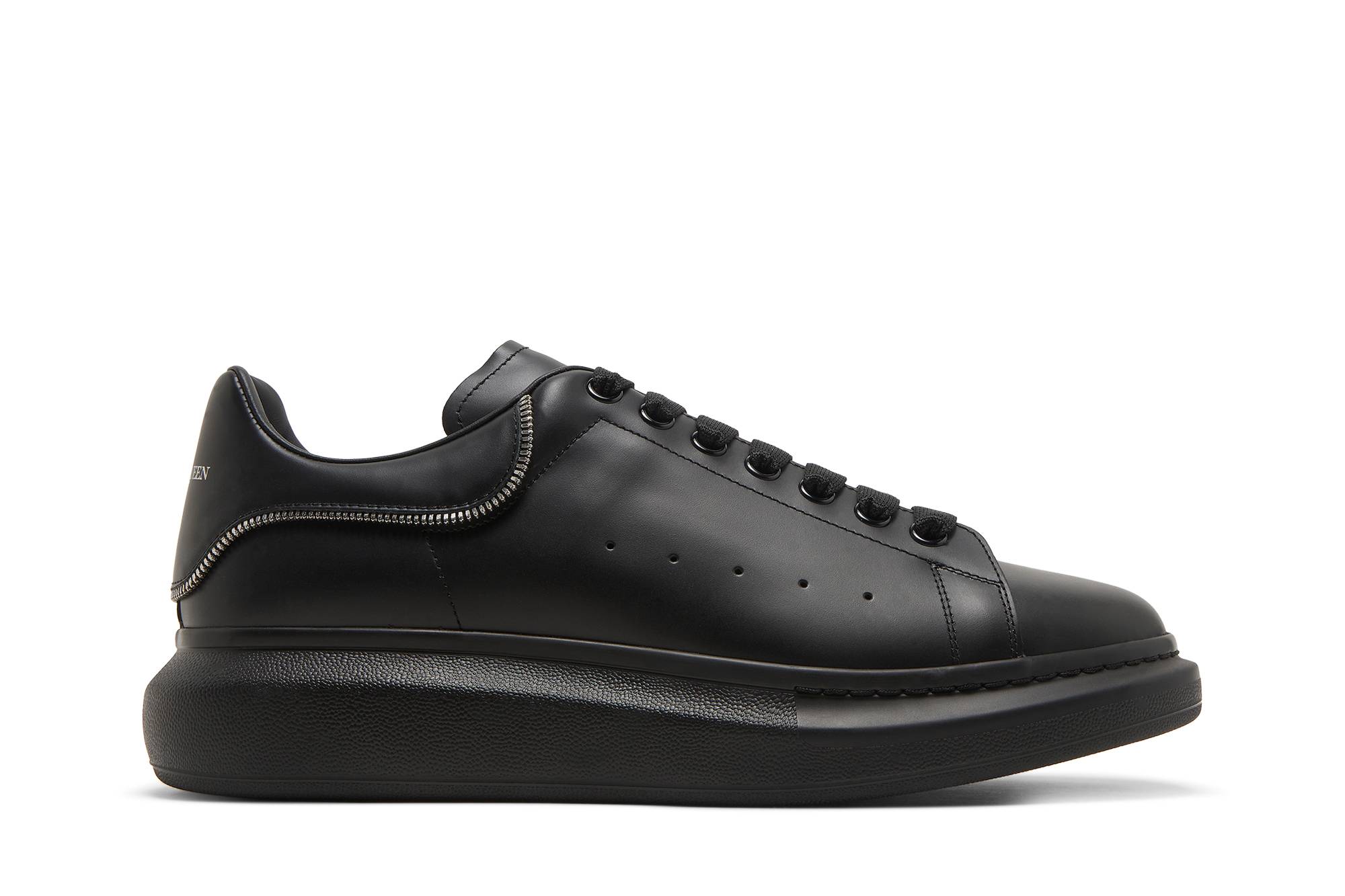 Buy Alexander McQueen Sneaker Oversized 'Zipper Tooth Hitam Perak' 688521WIB9P1081