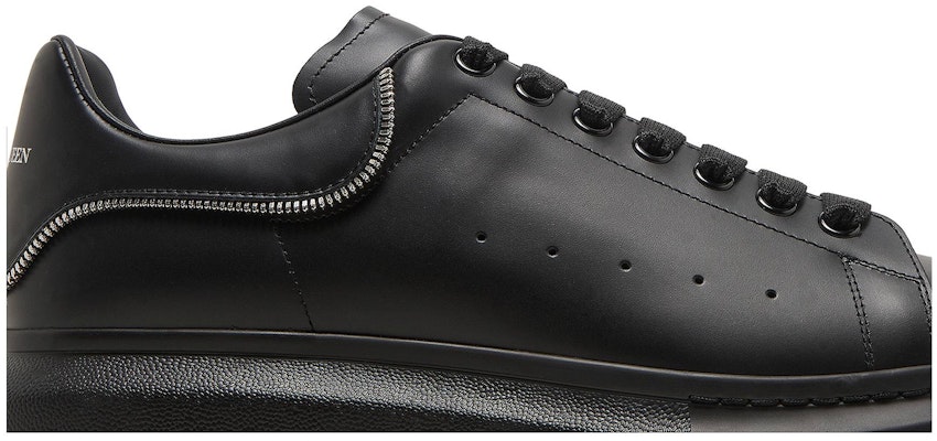 알렉산더 맥퀸 오버사이즈 스니커즈 '지퍼 투스 블랙 실버' 688521WIB9P1081 Order 알렉산더 맥퀸 오버사이즈 스니커즈 '지퍼 투스 블랙 실버' 688521WIB9P1081