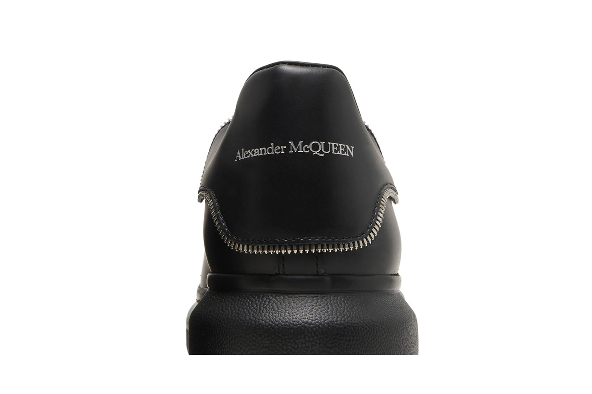 Sizing Alexander McQueen Sneaker Oversized 'Zipper Tooth Hitam Perak' 688521WIB9P1081