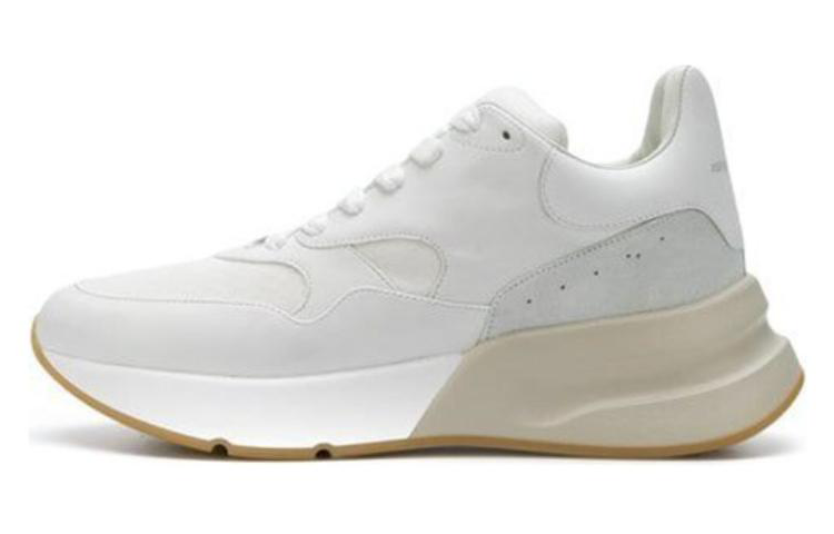 Buy 亚历山大·麦昆增高运动鞋“米白色” 535971WHT979026