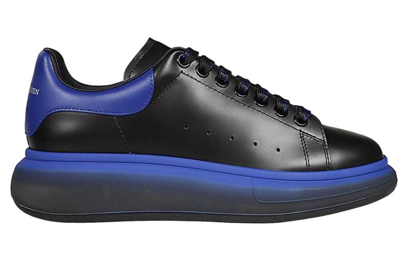 Alexander McQueen Oversized Sneakers 'Black Blue' 圖 2