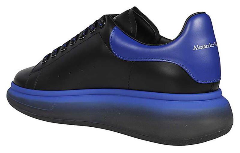 Alexander McQueen Oversized Sneakers 'Black Blue' 圖 4