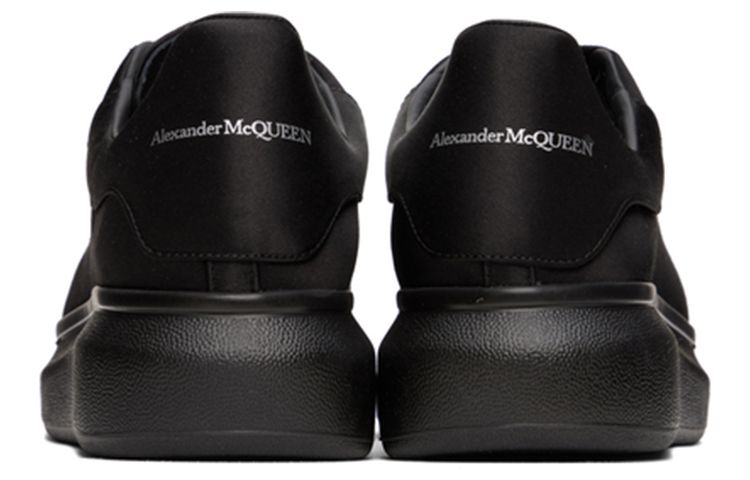 Alexander McQueen Oversized Sneaker 'Black Satin' 圖 4