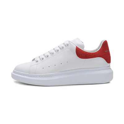 Alexander McQueen Oversized Sneaker 'White Red Reptile'