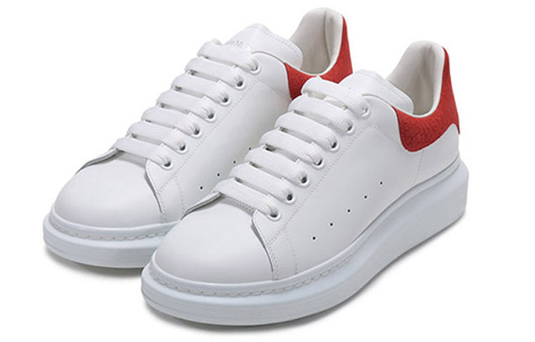 Alexander McQueen Oversized Sneaker 'White Red Reptile' 圖 3