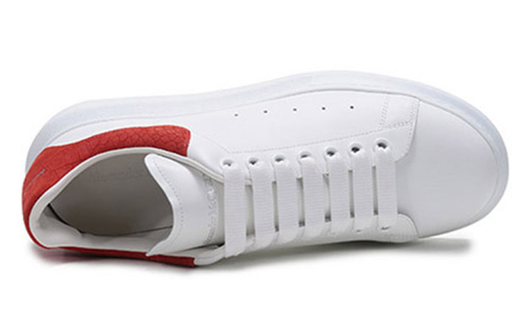Alexander McQueen Oversized Sneaker 'White Red Reptile' 圖 5