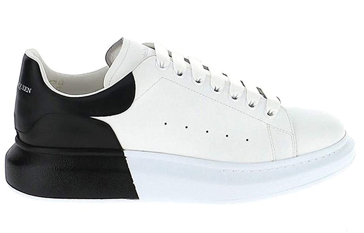 Alexander McQueen Oversized Sneakers 'White Black' 圖 2