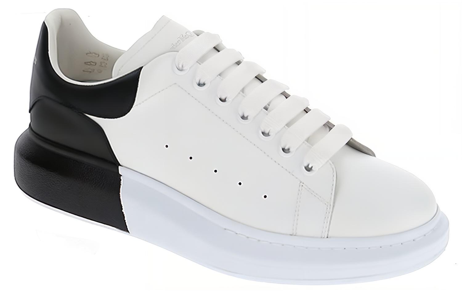 Alexander McQueen Oversized Sneakers 'White Black' 圖 3