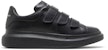 Alexander McQueen Oversized Triple Strap Sneaker 'Hitam Triple' 705067-WHGP5-1000