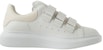 Alexander McQueen Kasut Bersalut Tiga Getah 'Putih Vanila' 727398WHGP58933