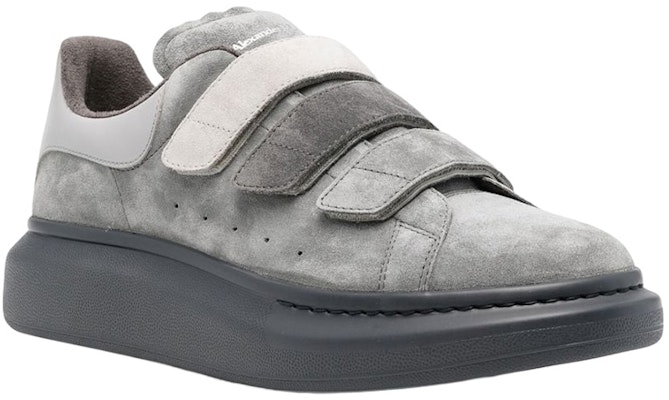 Alexander McQueen Oversized Triple Strap Sneaker 'Abu-abu' 705115-WIA5B-1535 Order Alexander McQueen Oversized Triple Strap Sneaker 'Abu-abu' 705115-WIA5B-1535