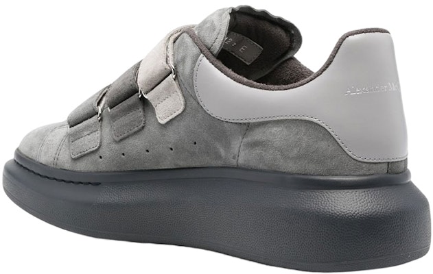 Alexander McQueen Oversized Triple Strap Sneaker 'Abu-abu' 705115-WIA5B-1535 Shop Alexander McQueen Oversized Triple Strap Sneaker 'Abu-abu' 705115-WIA5B-1535