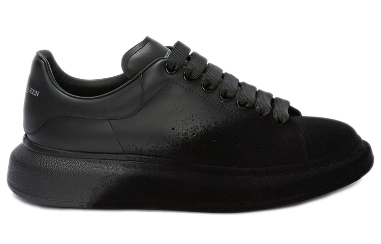 Alexander McQueen Oversized Two-Tone Sneaker 'Pure Black' 圖 2