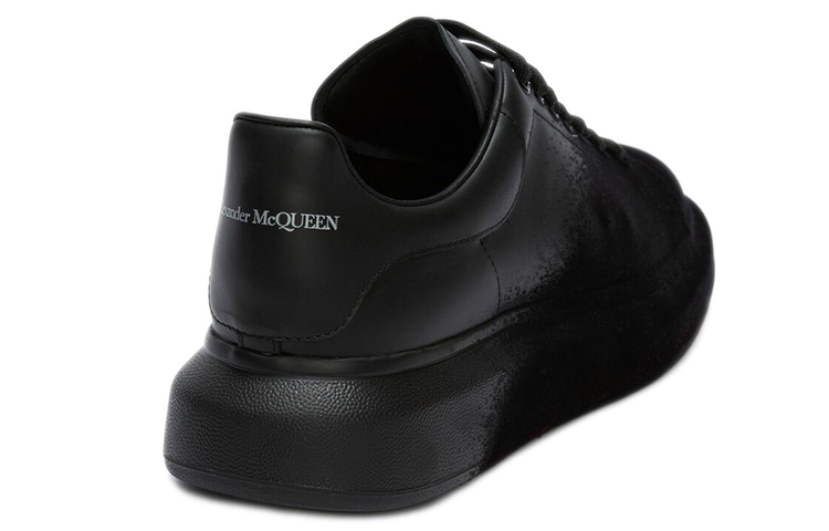 Alexander McQueen Oversized Two-Tone Sneaker 'Pure Black' 圖 4