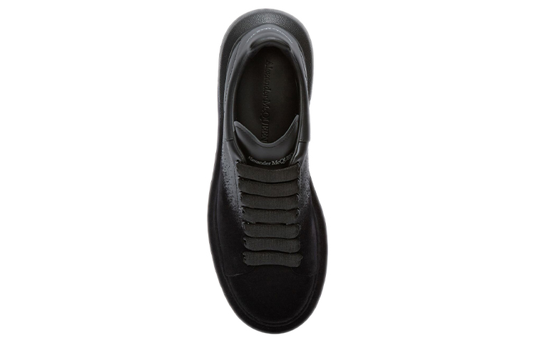 Alexander McQueen Oversized Two-Tone Sneaker 'Pure Black' 圖 5