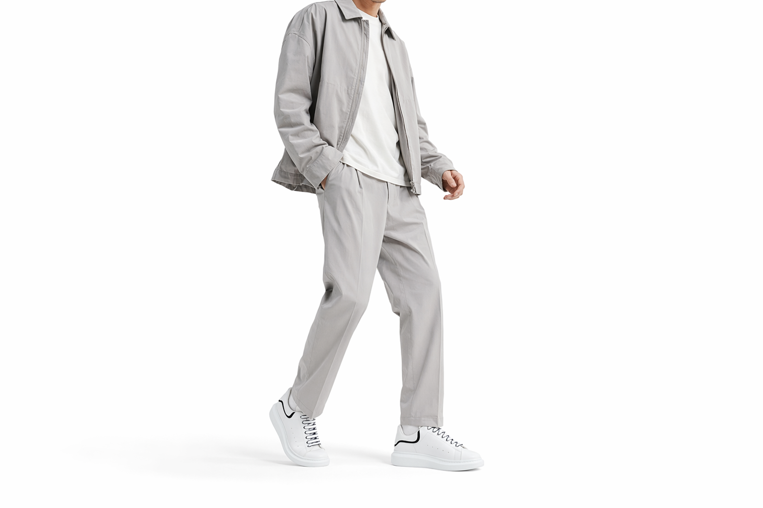 Order Alexander McQueen Oversized White Black Stripe 794506WIEEW9095